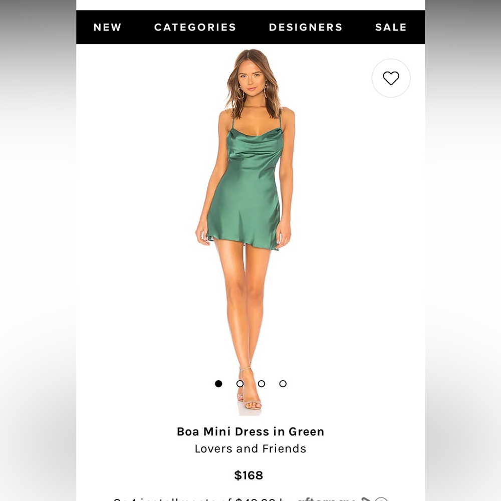 Mini Green Lovers & Friends Dress